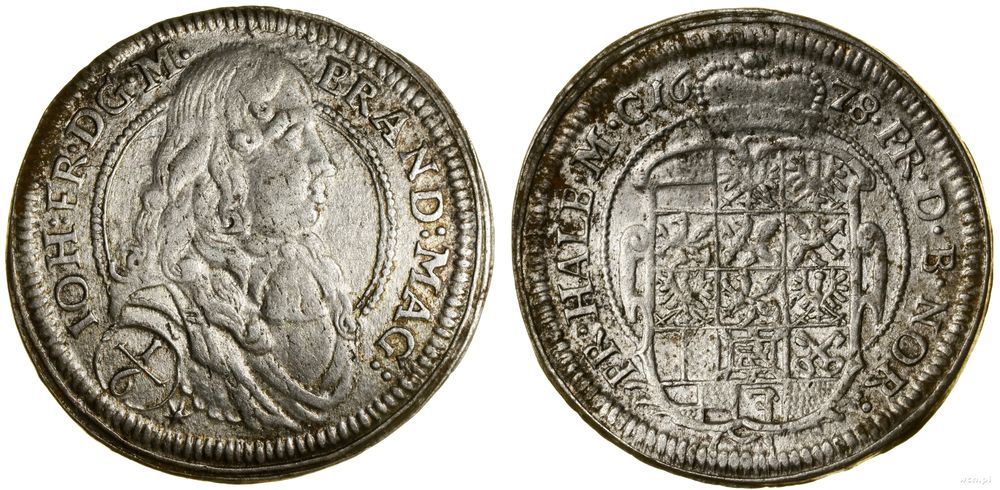 Niemcy, 1/6 talara, 1678