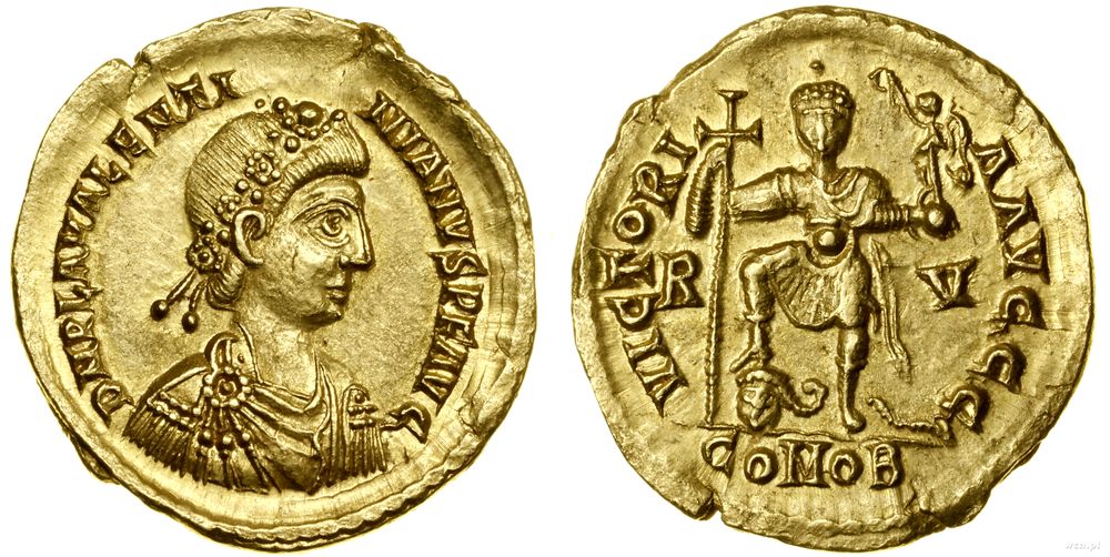 Cesarstwo Rzymskie, solidus, (426–430)