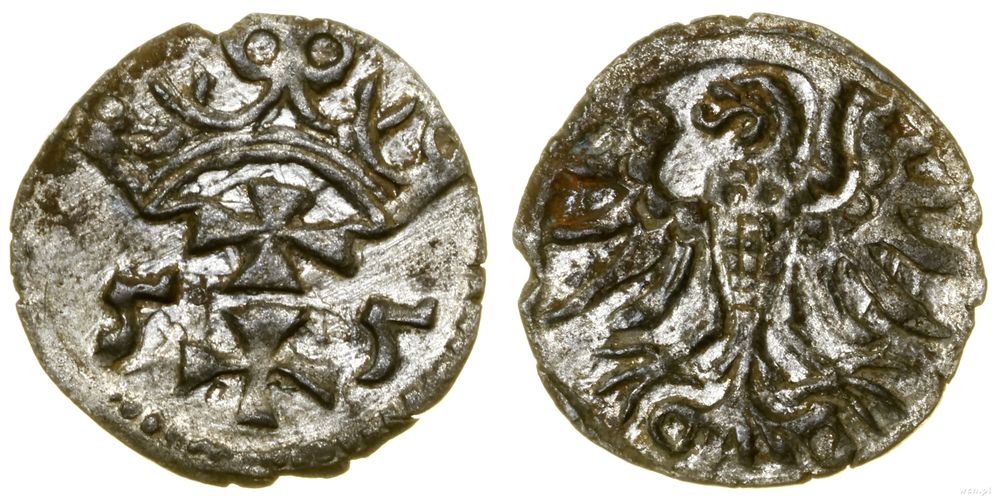 Polska, denar, 1555