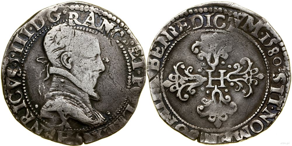 Polska, frank, 1580 X