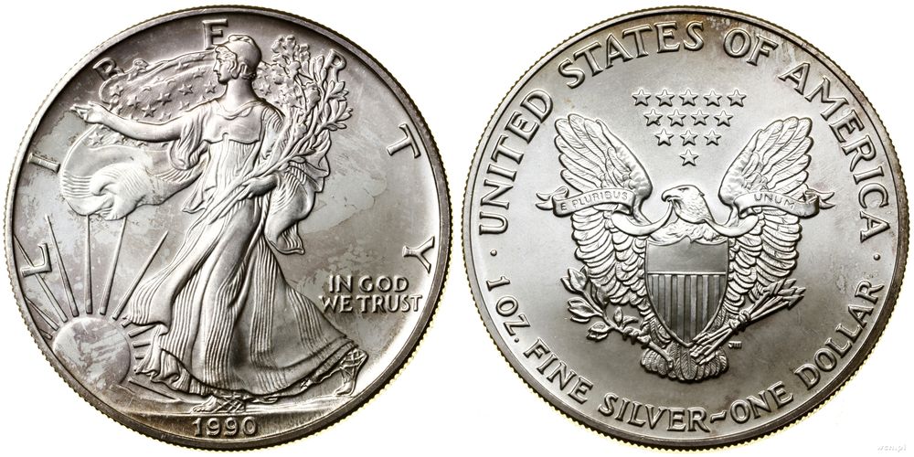 Stany Zjednoczone Ameryki (USA), 1 dolar, 1990