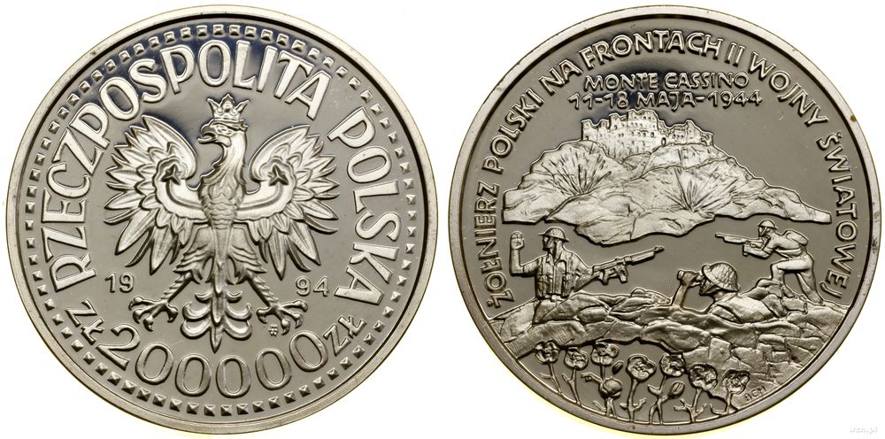 Polska, 200.000 złotych, 1994