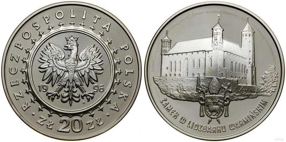 Polska, 20 złotych, 1996