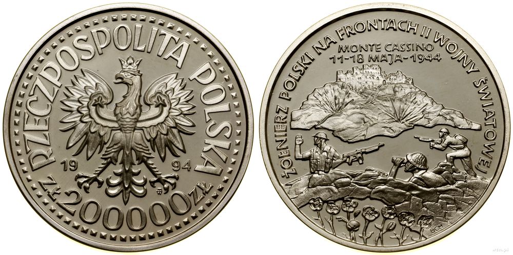 Polska, 200.000 złotych, 1994