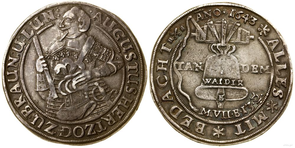 Niemcy, talar (glockentaler), 1643