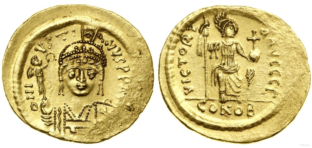 Bizancjum, solidus, 567–578