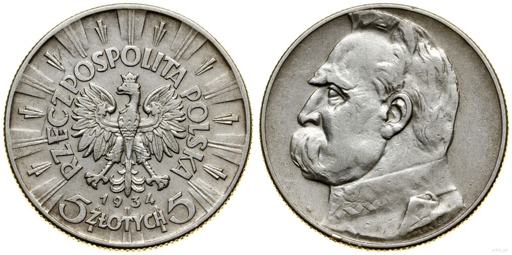 Polska, 5 złotych, 1934