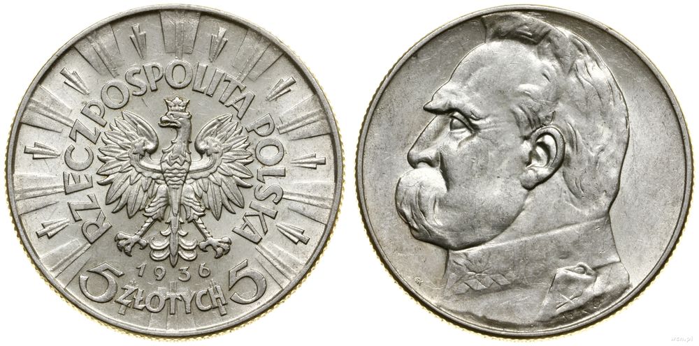 Polska, 5 złotych, 1936