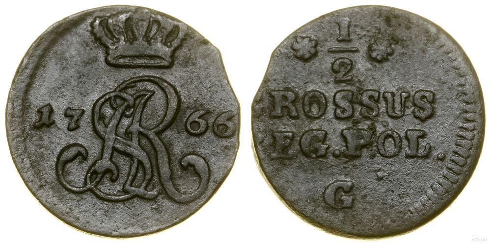 Polska, półgrosz, 1766 G