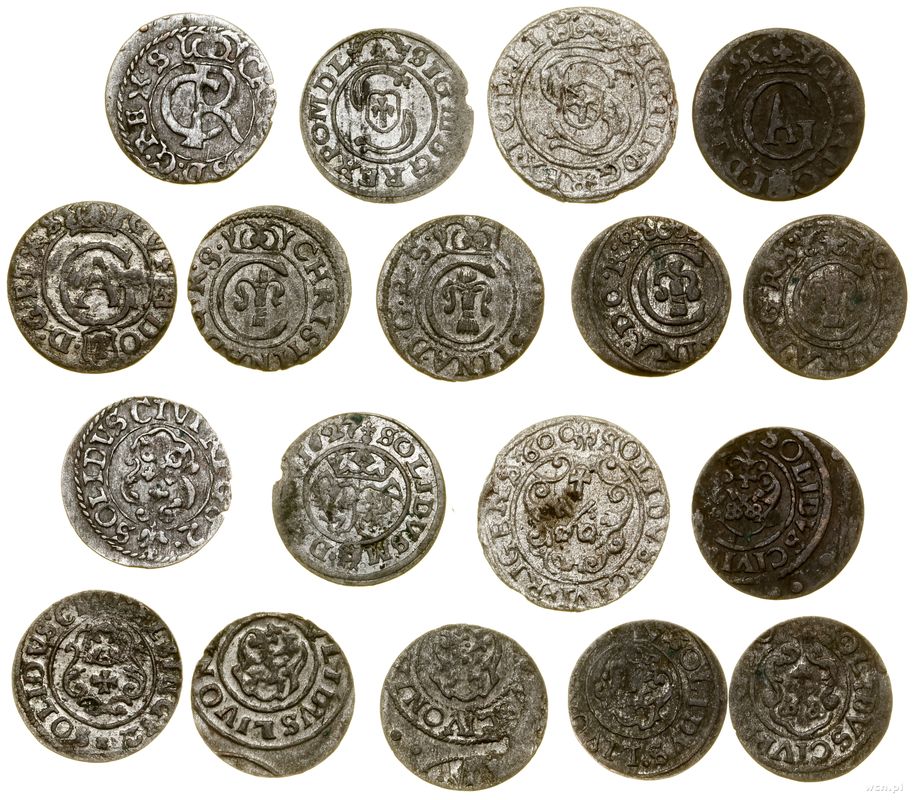 różne, zestaw 9 monet