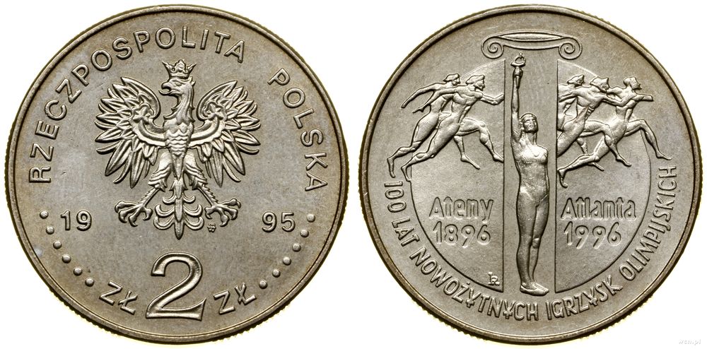 Polska, 2 złote, 1995