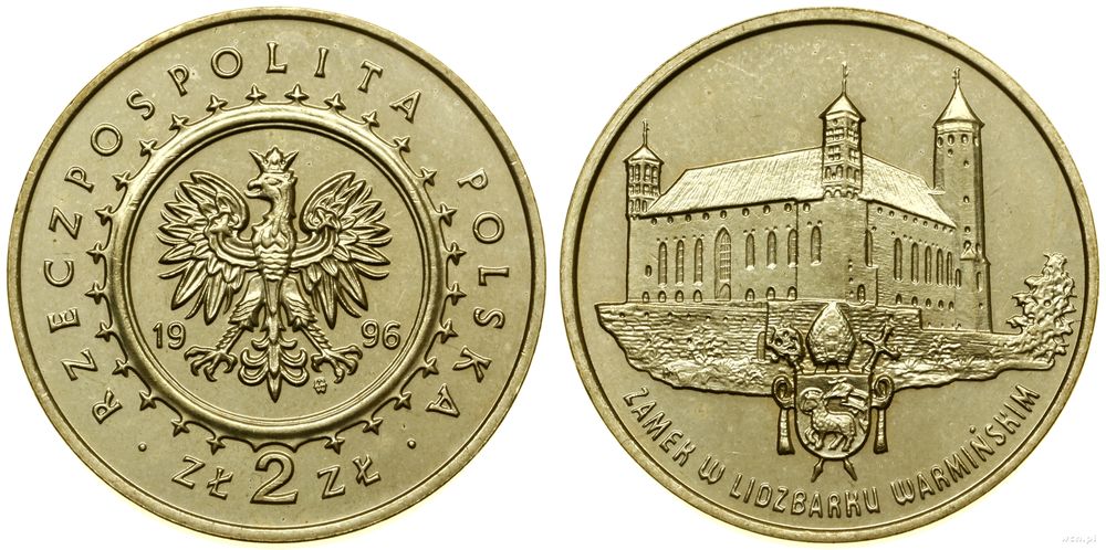 Polska, 2 złote, 1996