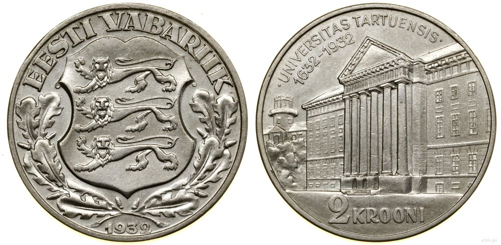 Estonia, 2 korony, 1932
