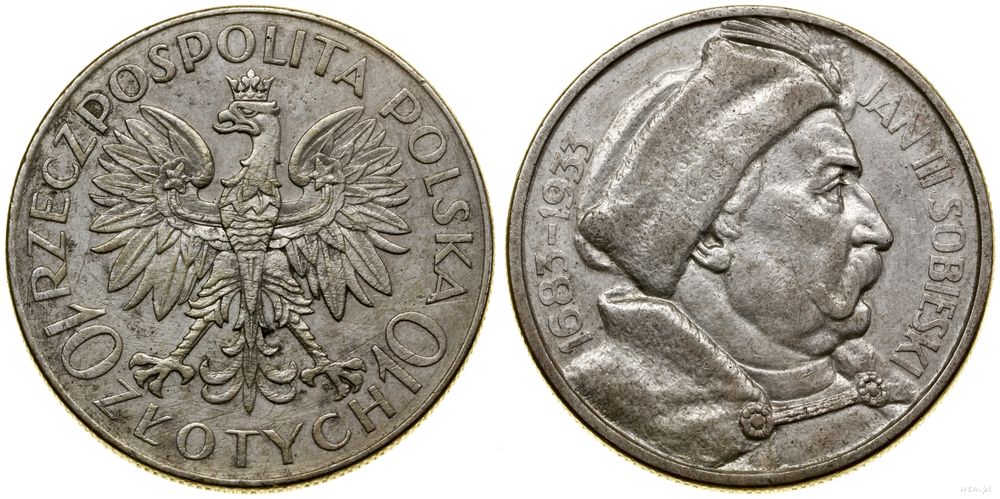 Polska, 10 złotych, 1933