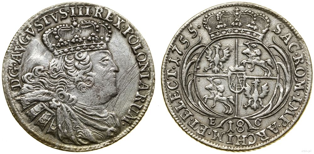 Polska, ort, 1755 EC