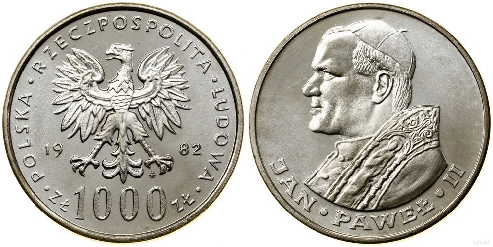 Polska, 1.000 złotych, 1982