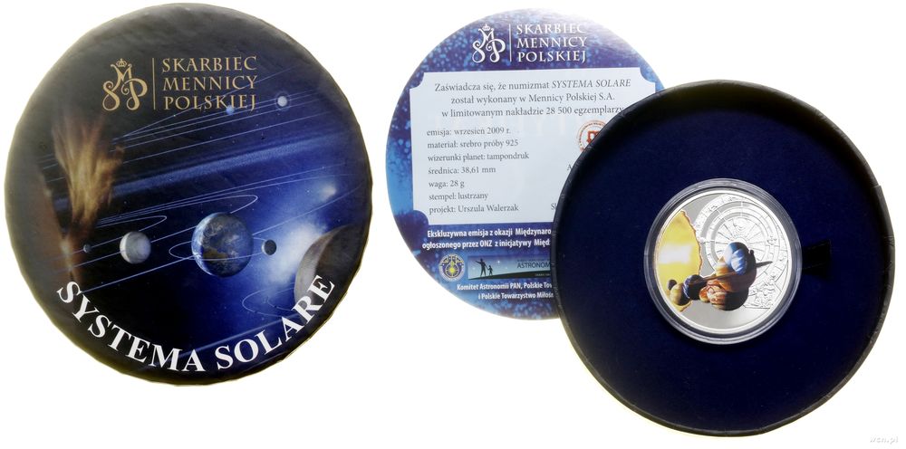 Polska, medal Systema Solare, 2009