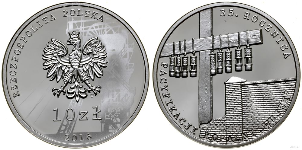 Polska, 10 złotych, 2016