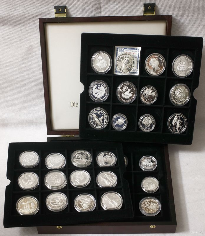 różne, zestaw 36 monet z serii