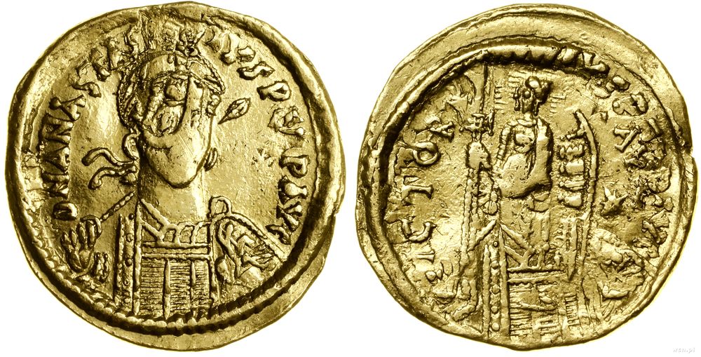 Bizancjum, solidus, (491–518)