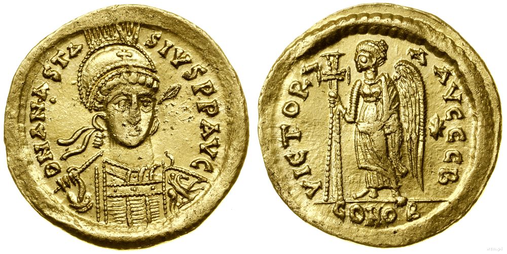 Bizancjum, solidus, (491–518)