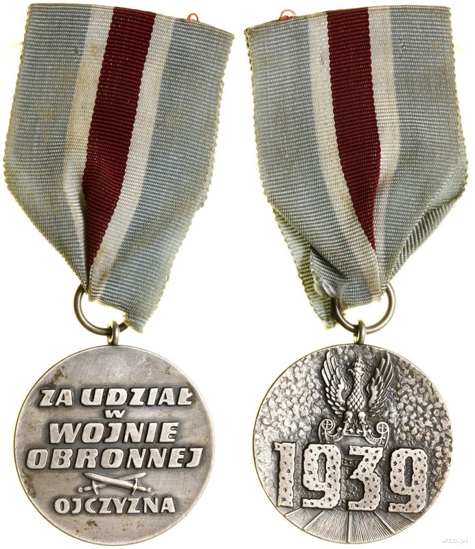 Polska, Medal Za Udział w Wojnie Obronnej, 1939 od 1981