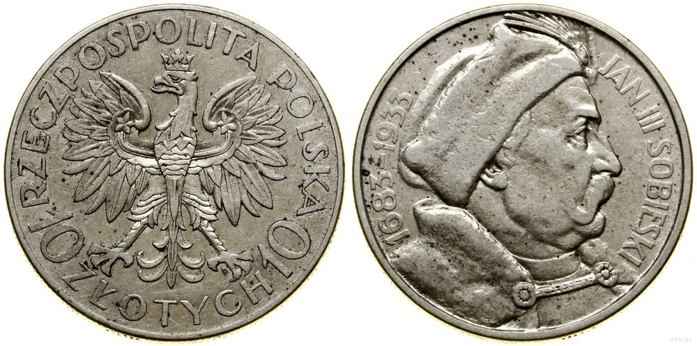Polska, 10 złotych, 1933