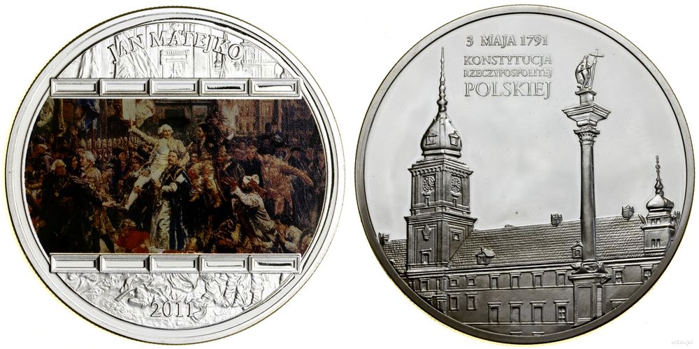 Polska, Medal - Jan Matejko - Konstytucja 3 Maja, 2011