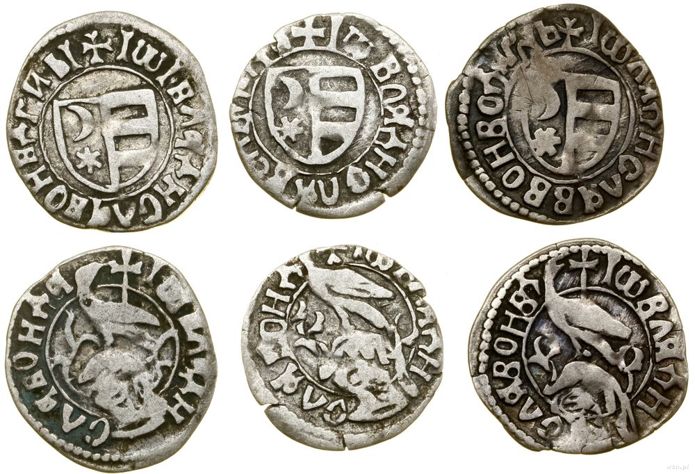 Hospodarstwo Wołoskie, zestaw 3 x dinar