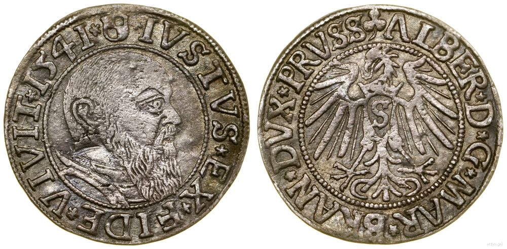 Prusy Książęce (1525–1657), grosz, 1541