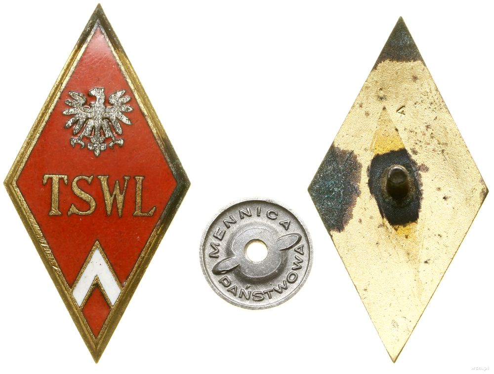 Polska, odznaka Technicznej Szkoły Wojsk Lotniczych, 1952–1965