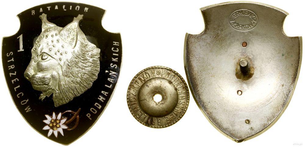 Polska, 1. Batalion Strzelców Podhalańskich – odznaka nieoficjalna