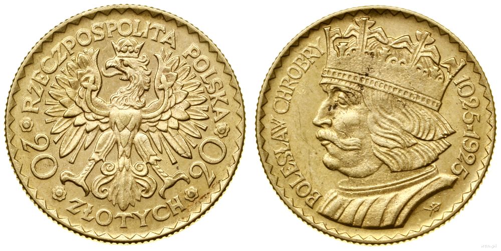 Polska, 20 złotych, 1925