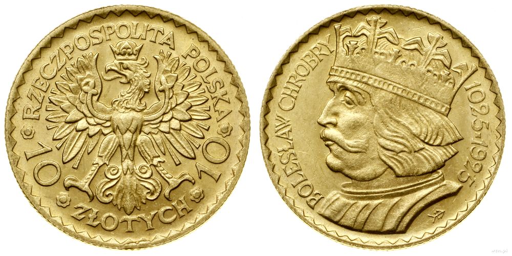 Polska, 10 złotych, 1925