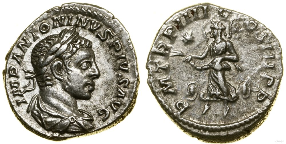 Cesarstwo Rzymskie, denar, (221)