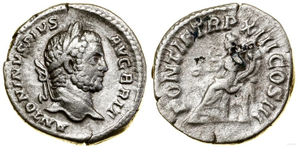 Cesarstwo Rzymskie, denar, (210)