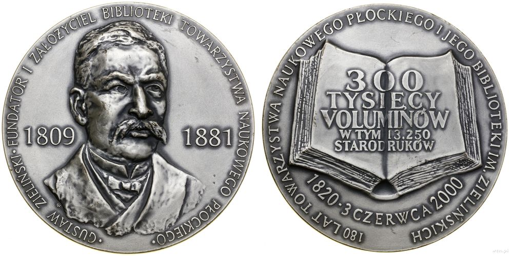 Polska, Gustaw Zieliński. 180 lat Towarzystwa Naukowego Płockiego, 2000