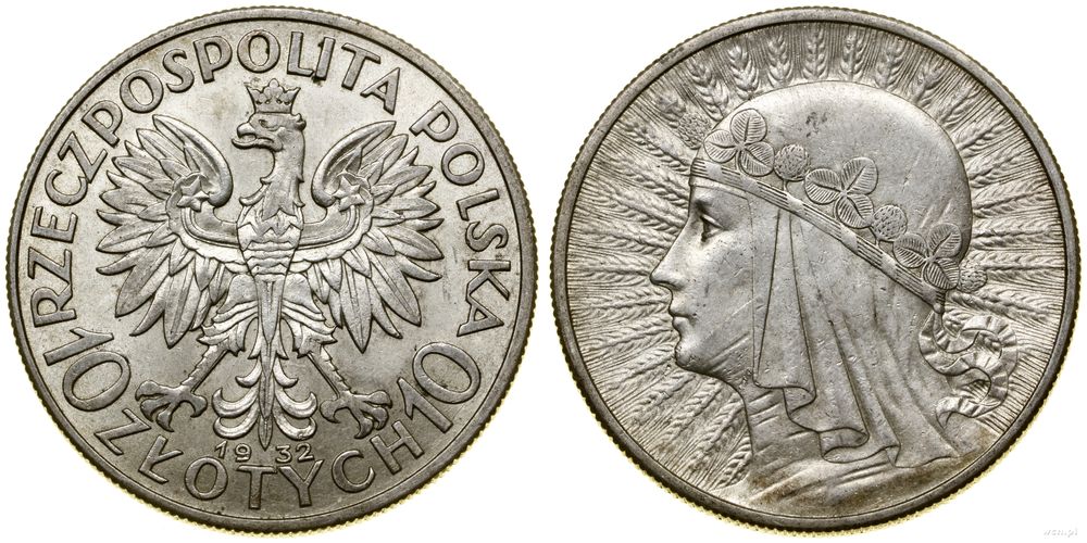 Polska, 10 złotych, 1932