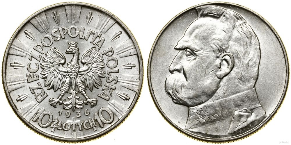 Polska, 10 złotych, 1936