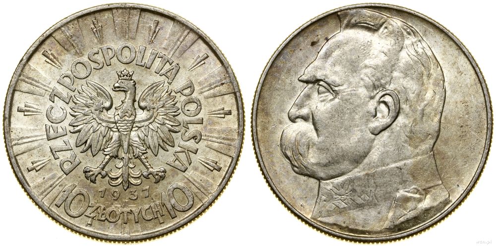 Polska, 10 złotych, 1937