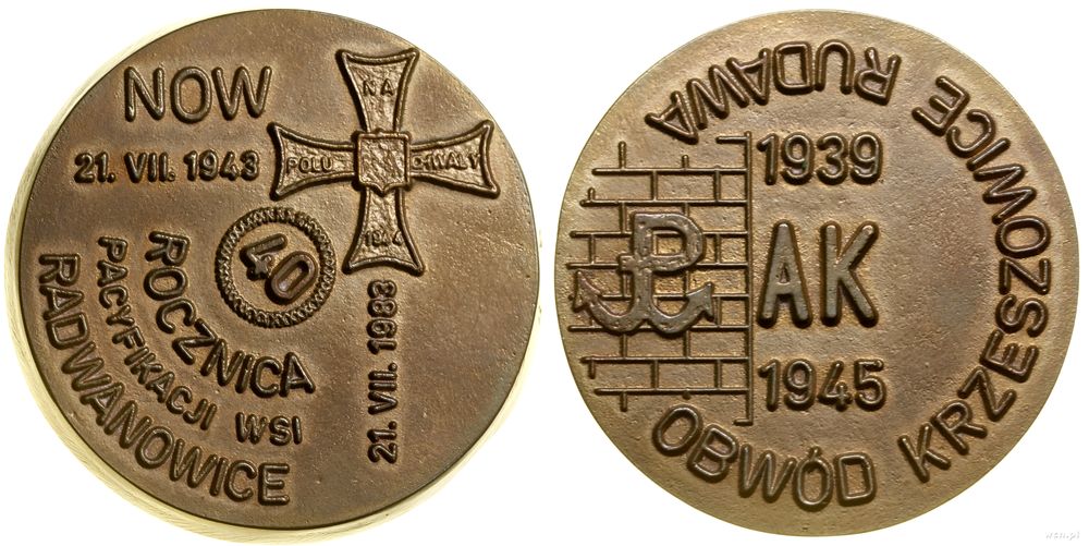 Polska, 40. rocznica pacyfikacji wsi Radwanowice, 1983