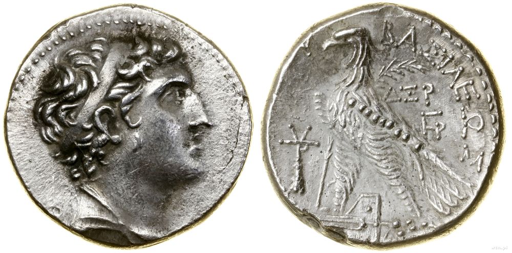 Grecja i posthellenistyczne, tetradrachma, rok 164 (149/8 pne)