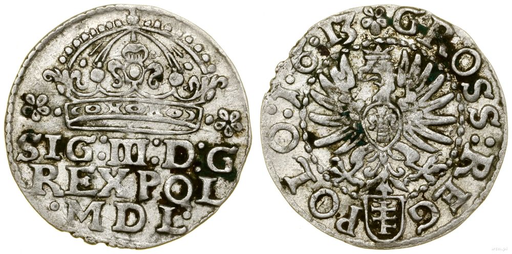 Polska, grosz, 1613