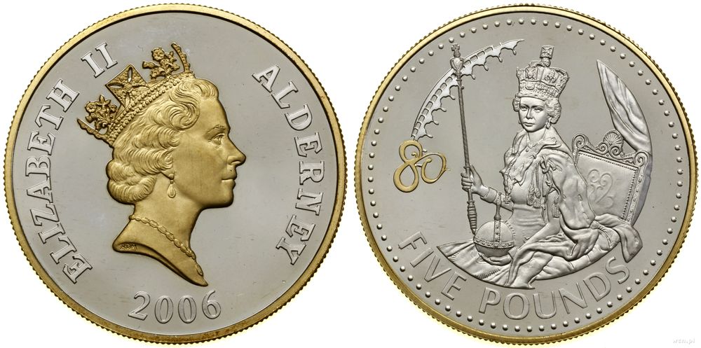 Wielka Brytania, 5 funtów, 2006