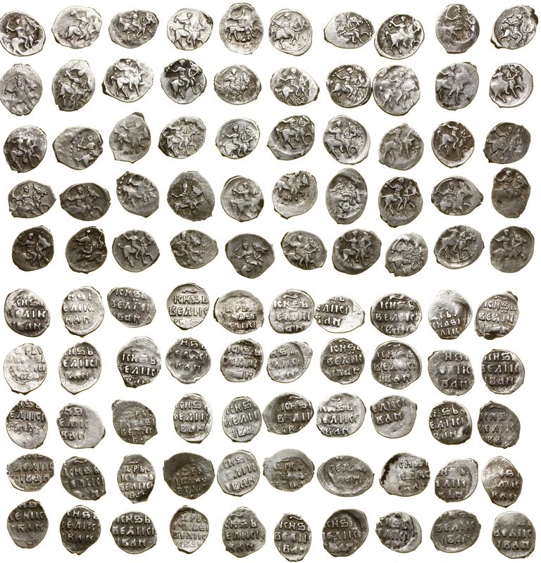 Rosja, zestaw: 50 x dienga, 1533–1584