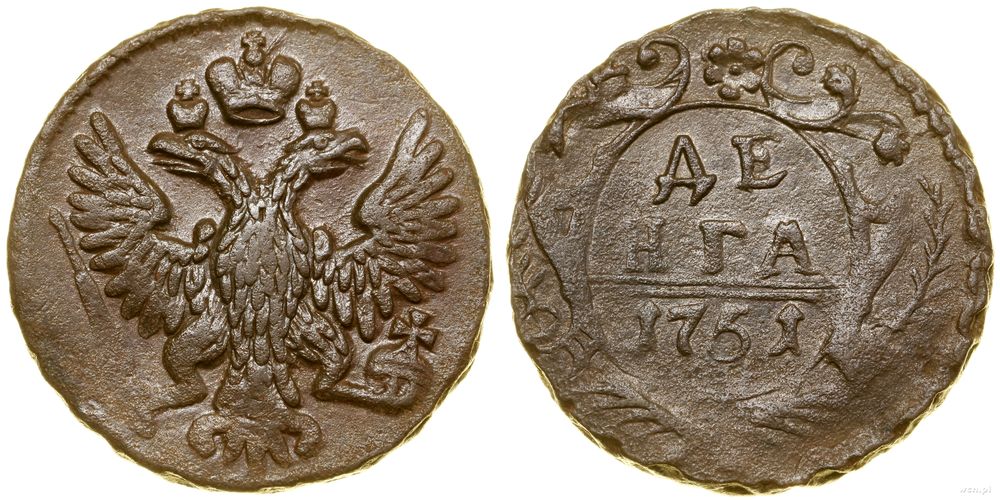 Rosja, dienga, 1751