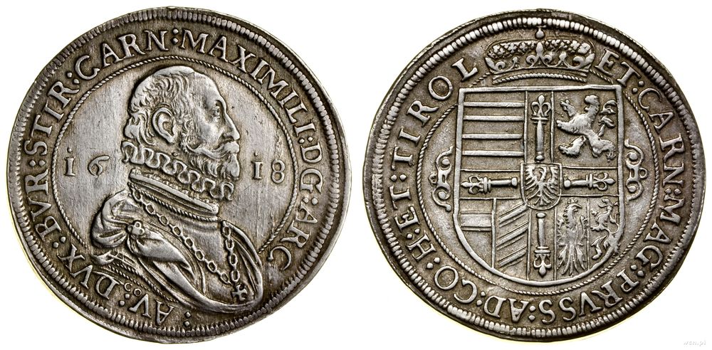 Austria, talar, 1618