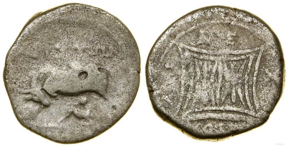 Grecja i posthellenistyczne, drachma, (ok. 120–70 pne)