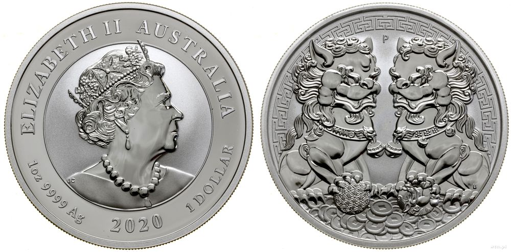 Australia, 1 dolar, 2020