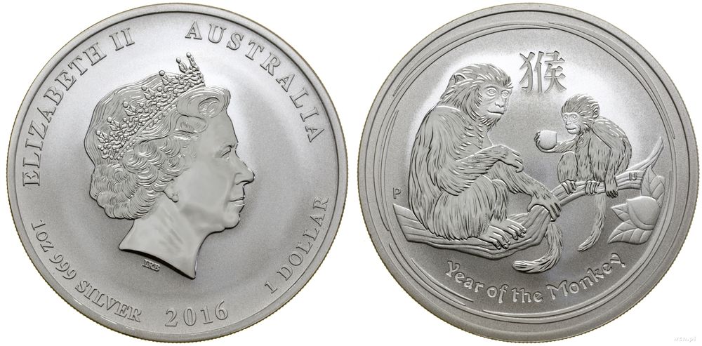 Australia, 1 dolar, 2016